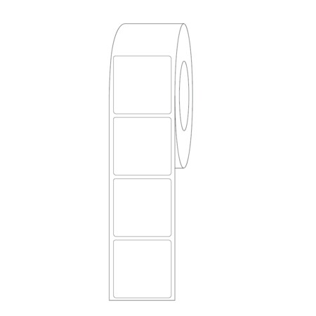 ISBT 128 Blank Direct Thermal 2 X 2